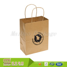Good Quality Low Cost Customised Reusable Brown Kraft Paper Bag Jakarta Factory Wholesales